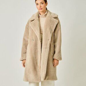 Mystree Faux Fur Teddy Bear Coat